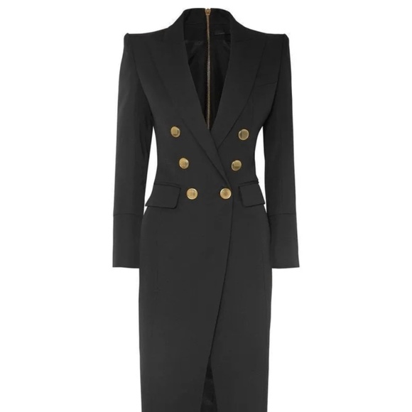 Dresses Women Suits Long Jacket Side Split Prom Evening Dress Mother